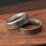 1998 Store | Anel Vikings Rune - Aço Inoxidável | Anéis