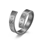 1998 Store | Anel Vikings Rune - Aço Inoxidável | Anéis