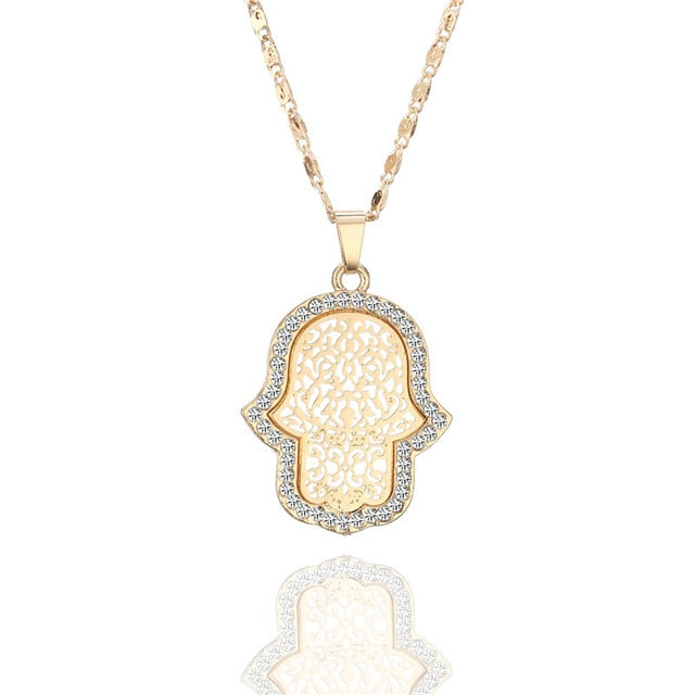 1998 Store | Conjunto Colar e Pingente - Hamsa | Colares
