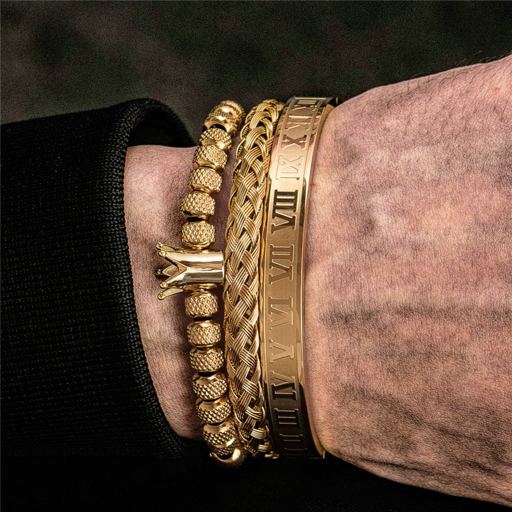 1998 Store | Pulseira Royal King - Gold | Pulseiras