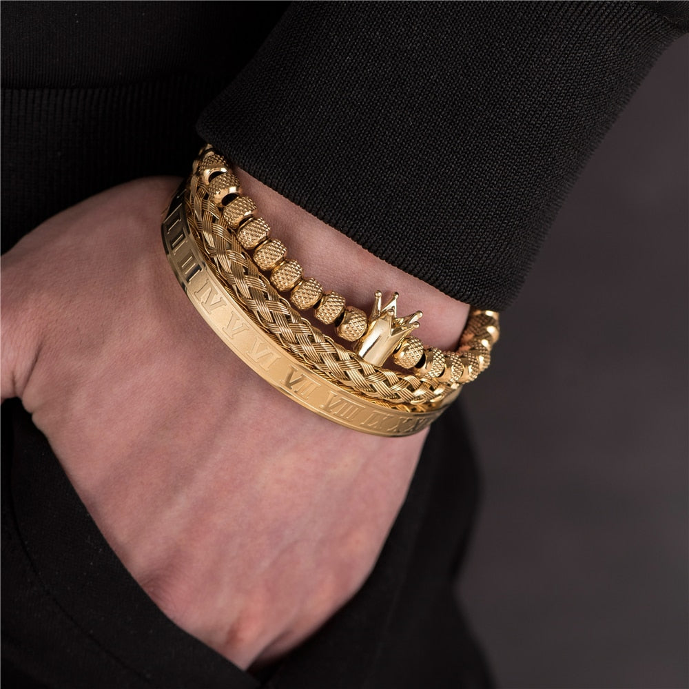 1998 Store | Pulseira Royal King - Gold | Pulseiras